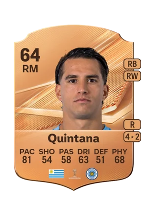 Quintana - 64 - Rare EA FC 27 card