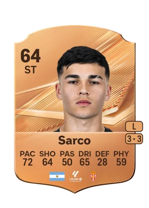 Sarco - 64 - Rare EA FC 27 card