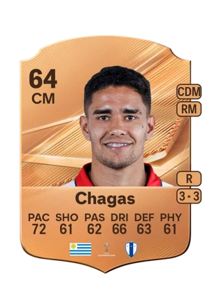 Chagas - 64 - Rare EA FC 27 card