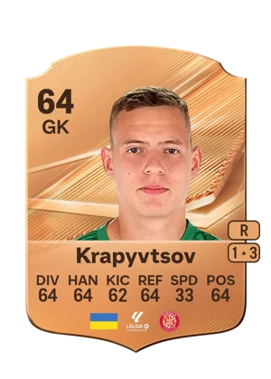 Krapyvtsov - 64 - Rare EA FC 27 card
