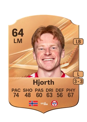 Hjorth - 64 - Rare EA FC 27 card