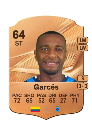 Garcés - 64 - Rare EA FC 27 card