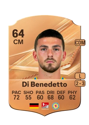 Di Benedetto - 64 - Rare EA FC 27 card