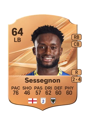 Sessegnon - 64 - Rare EA FC 27 card