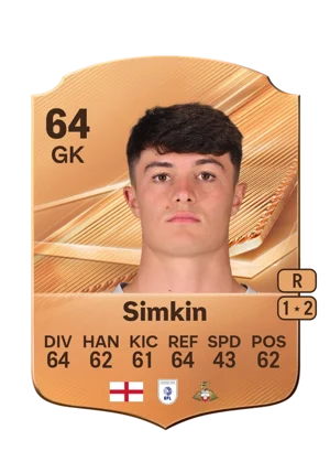 Simkin - 64 - Rare EA FC 27 card