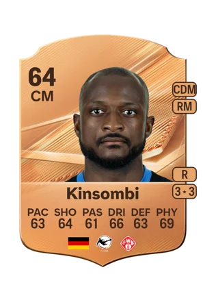 Kinsombi - 64 - Rare EA FC 27 card