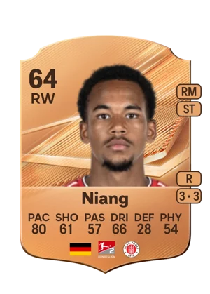 Niang - 64 - Rare EA FC 27 card