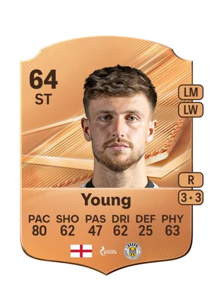 Young - 64 - Rare EA FC 27 card
