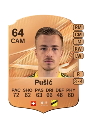 Pušić - 64 - Rare EA FC 27 card