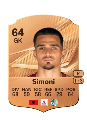 Simoni - 64 - Rare EA FC 27 card