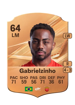 Gabrielzinho - 64 - Rare EA FC 27 card
