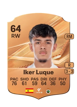 Iker Luque - 64 - Rare EA FC 27 card