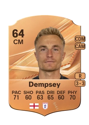 Dempsey - 64 - Rare EA FC 27 card