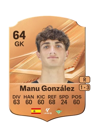 Manu González - 64 - Rare EA FC 27 card