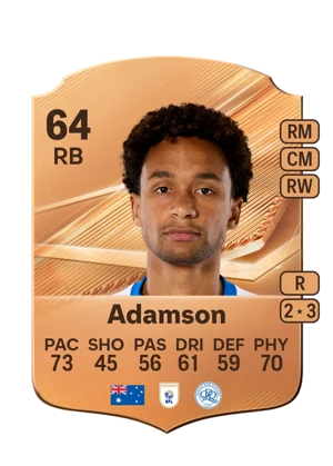 Adamson - 64 - Rare EA FC 27 card
