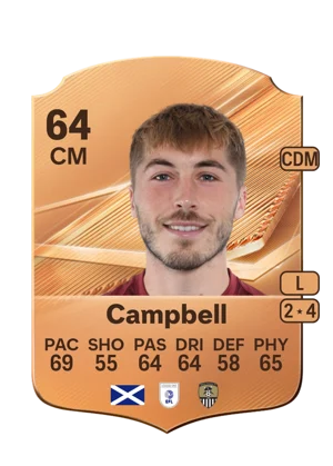 Campbell - 64 - Rare EA FC 27 card