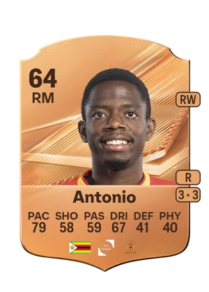 Antonio - 64 - Rare EA FC 27 card