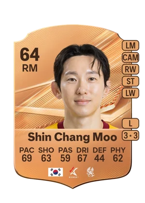 Shin Chang Moo - 64 - Rare EA FC 27 card