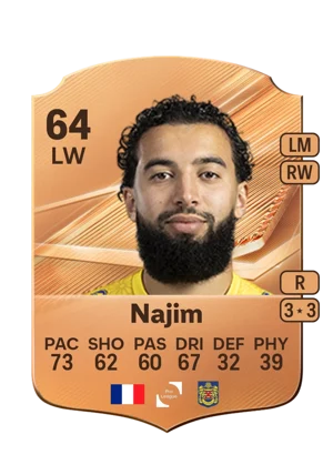 Najim - 64 - Rare EA FC 27 card