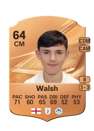 Walsh - 64 - Rare EA FC 27 card