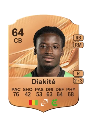 Diakité - 64 - Rare EA FC 27 card