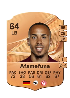 Afamefuna - 64 - Rare EA FC 27 card
