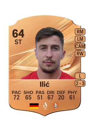 Ilić - 64 - Rare EA FC 27 card
