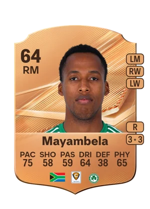 Mayambela - 64 - Rare EA FC 27 card
