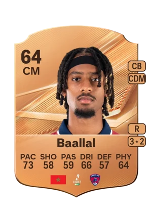 Baallal - 64 - Rare EA FC 27 card