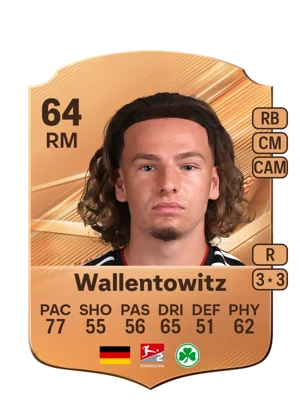 Wallentowitz - 64 - Rare EA FC 27 card