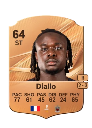 Diallo - 64 - Rare EA FC 27 card