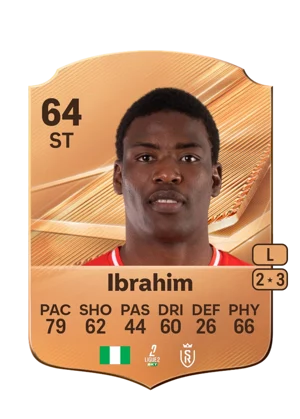 Ibrahim - 64 - Rare EA FC 27 card