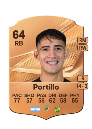 Portillo - 64 - Rare EA FC 27 card