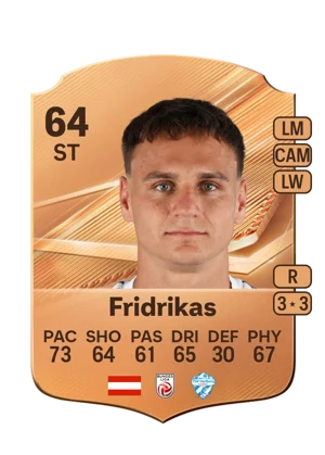 Fridrikas - 64 - Rare EA FC 27 card