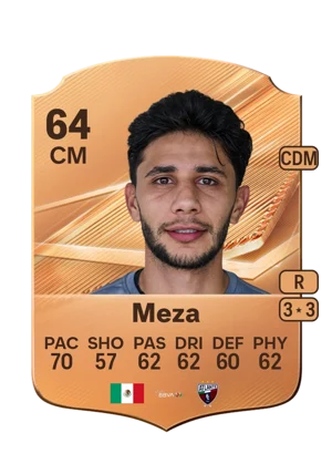 Meza - 64 - Rare EA FC 27 card