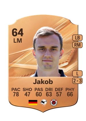 Jakob - 64 - Rare EA FC 27 card