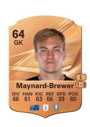 Maynard-Brewer - 64 - Rare EA FC 27 card