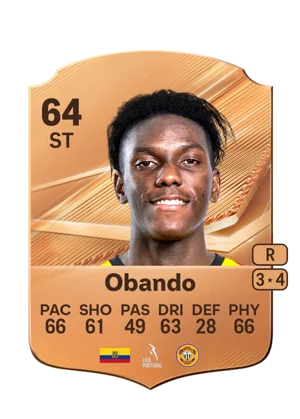 Obando - 64 - Rare EA FC 27 card