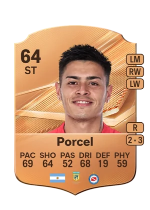 Porcel - 64 - Rare EA FC 27 card