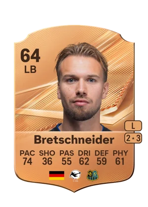 Bretschneider - 64 - Rare EA FC 27 card