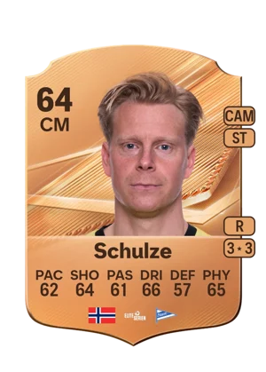Schulze - 64 - Rare EA FC 27 card