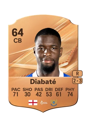 Diabaté - 64 - Rare EA FC 27 card