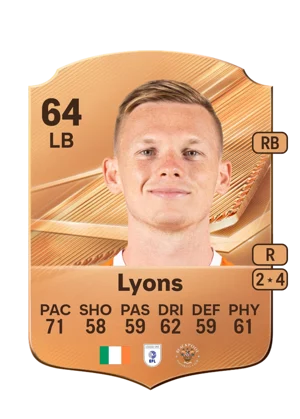 Lyons - 64 - Rare EA FC 27 card