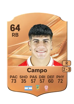 Campo - 64 - Rare EA FC 27 card