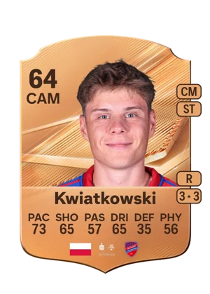 Kwiatkowski - 64 - Rare EA FC 27 card