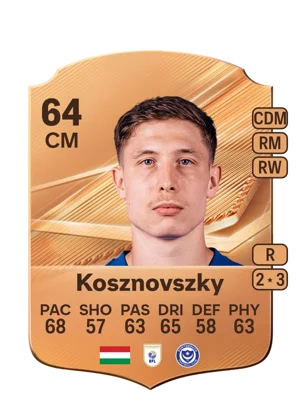 Kosznovszky - 64 - Rare EA FC 27 card