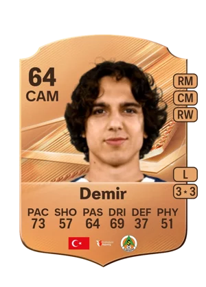 Demir - 64 - Rare EA FC 27 card