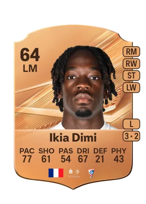 Ikia Dimi - 64 - Rare EA FC 27 card