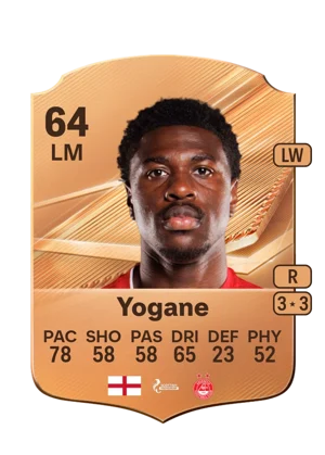Yogane - 64 - Rare EA FC 27 card