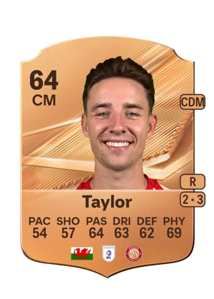 Taylor - 64 - Rare EA FC 27 card